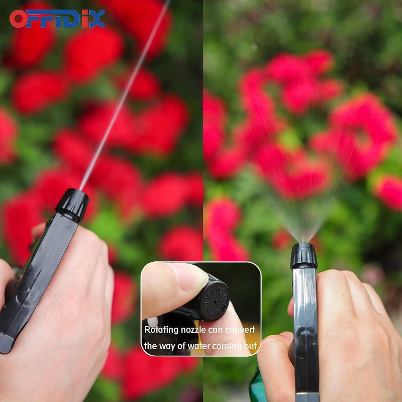 OFFIDIX Glass Watering Can, Handheld Spray Bottles, 0.4L/13.5oz Watering Spray Bottle with Adjustable Nozzle for for Indoor and Outdoor Gardening and Home Cleaning (Orange) - Image 3